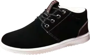 New Winter Men's Snow Boots Men's Cotton Shoes Velvet Thickening Warm Casual Hiking Boots Shoes Mens Casual Comfortable