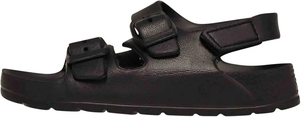 Norty Toddler Boy Sizes 6-11 Buckle Clog Black