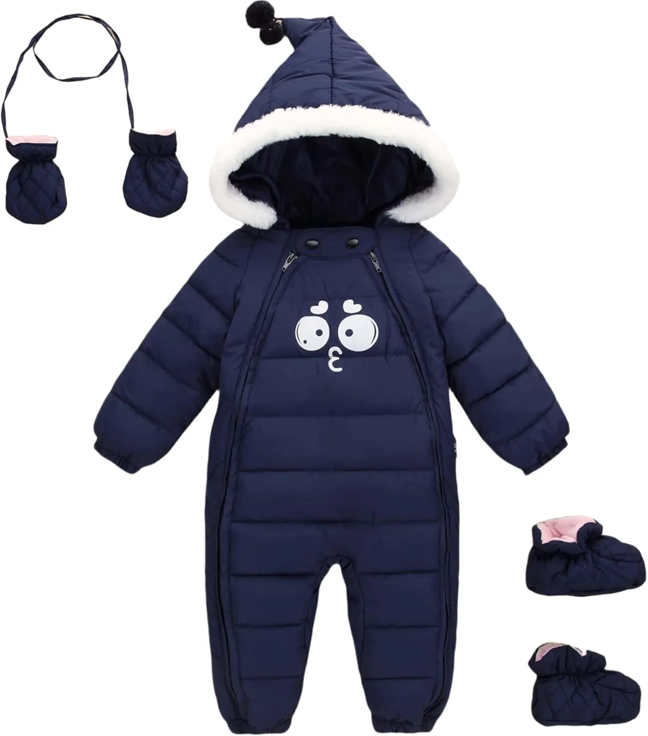 Ohrwurm Baby Boy Snowsuit Infant Girl Winter Clothes Toddler Jumpsuit Coat Jacket Outfit Hoodied