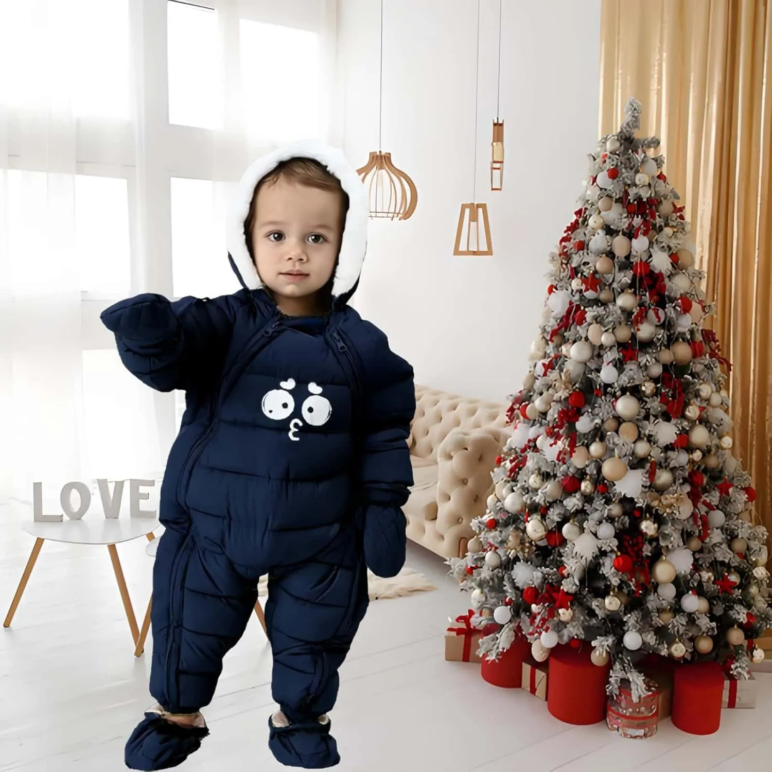 Ohrwurm Baby Boy Snowsuit Infant Girl Winter Clothes Toddler Jumpsuit Coat Jacket Outfit Hoodied