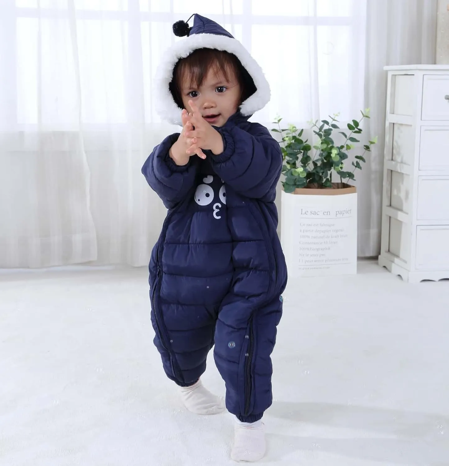 Ohrwurm Baby Boy Snowsuit Infant Girl Winter Clothes Toddler Jumpsuit Coat Jacket Outfit Hoodied