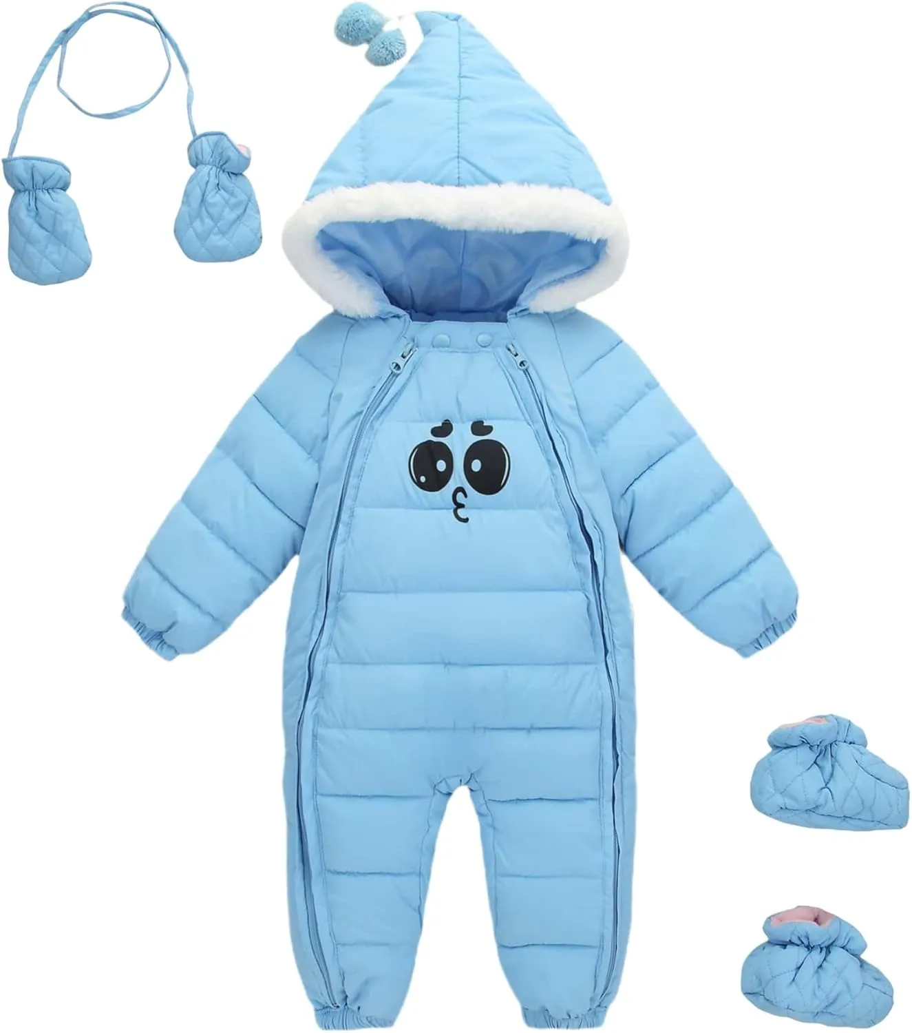 Ohrwurm Baby Boy Snowsuit Infant Girl Winter Clothes Toddler Jumpsuit Coat Jacket Outfit Hoodied