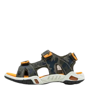Saimen Blinking Sandal Orange/Green