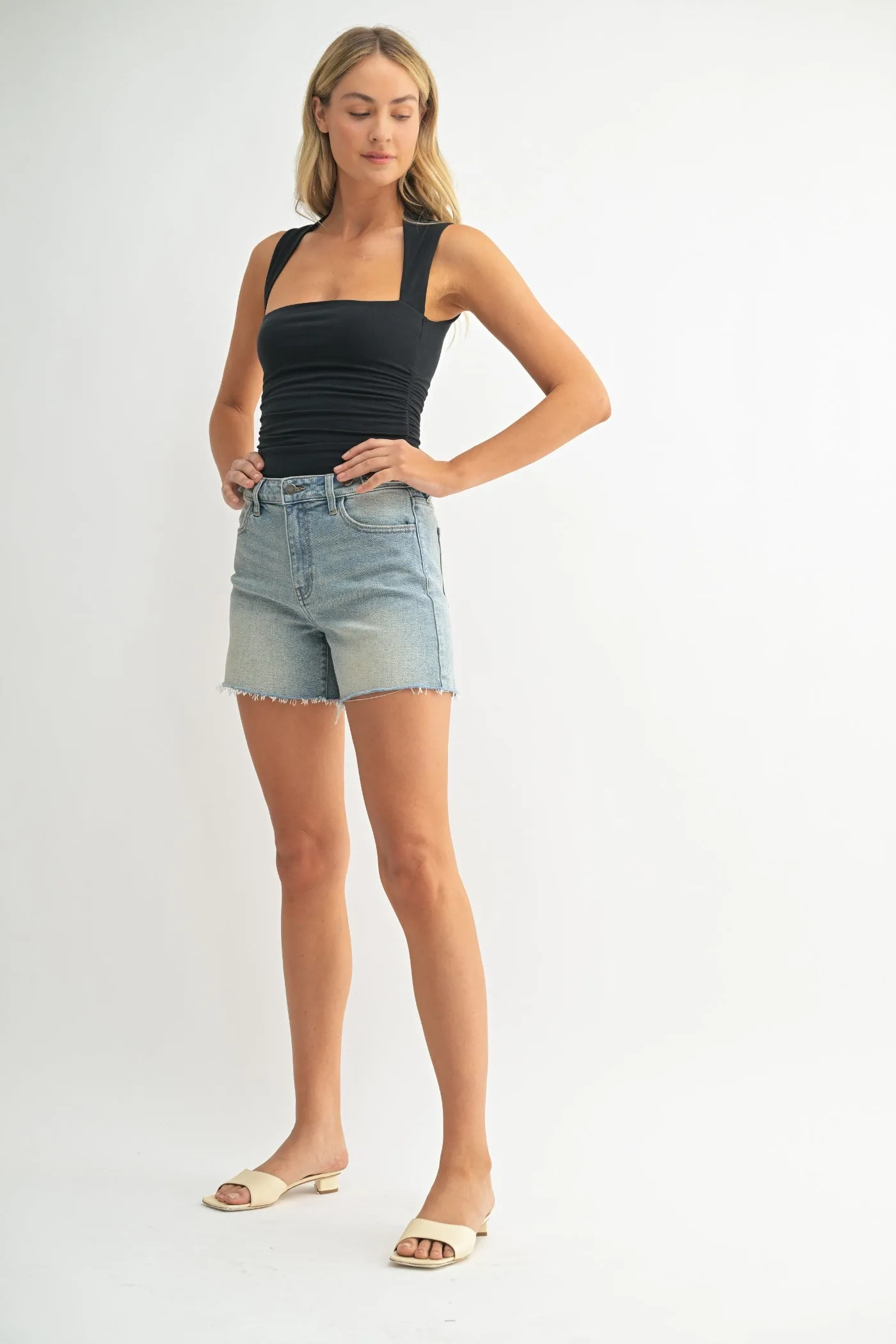 SARAH HIGH RISE VINTAGE SHORTS