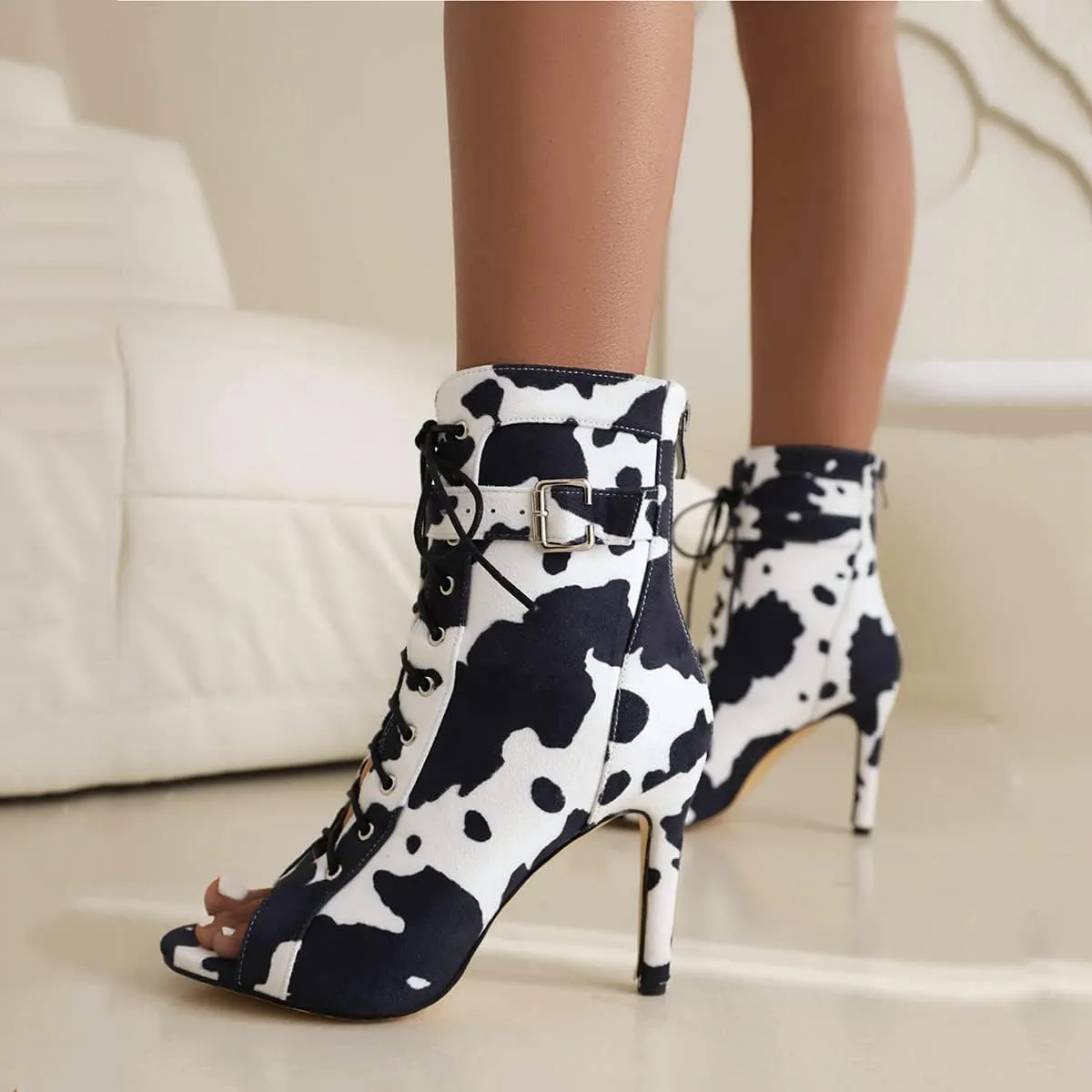 Scaoruki Women Classic Gladiator Summer Booties
