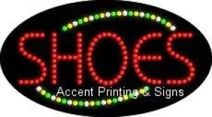 Shoes Flashing & Animated LED Sign (High Impact, Energy Efficient)