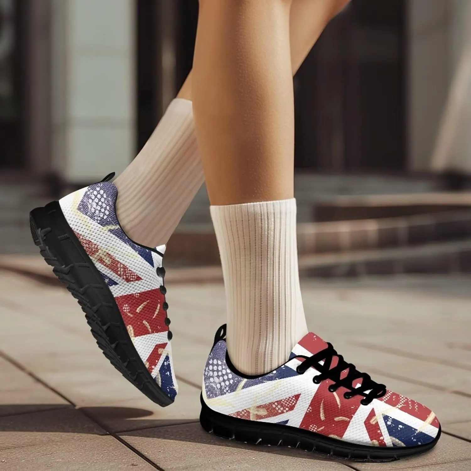 Shoes Women Flat Cozy Low Cut Lace-Up Tennis Sneakers Breathable Workout Lightweight Athletic Exercise Walking Shoes for Ladies US 5-12