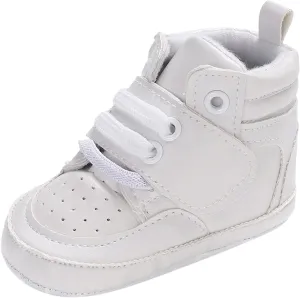 Toddler Solid Leather Snow Boots Infant Boys Girls Winter Cozy Warm High Top Shoes Anti-Slip Outdoor Sport Sneakers