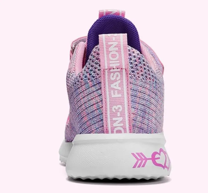 Toddler/Little Kid/Big Kid Girls Pink Sneakers Kids Shoes Lightweight Breathable Athletic Running Tennis Fitness Shoes