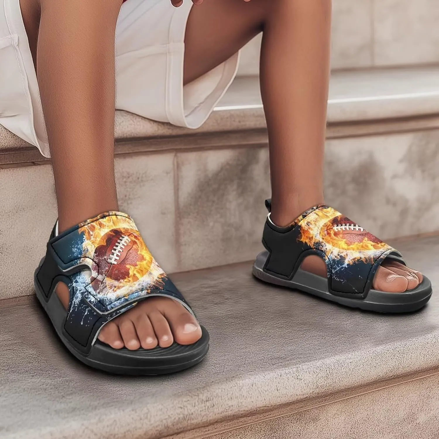 Trendy Sandals for Boy Summer Shoes Outdoor Athletic Kids Casual Sandals