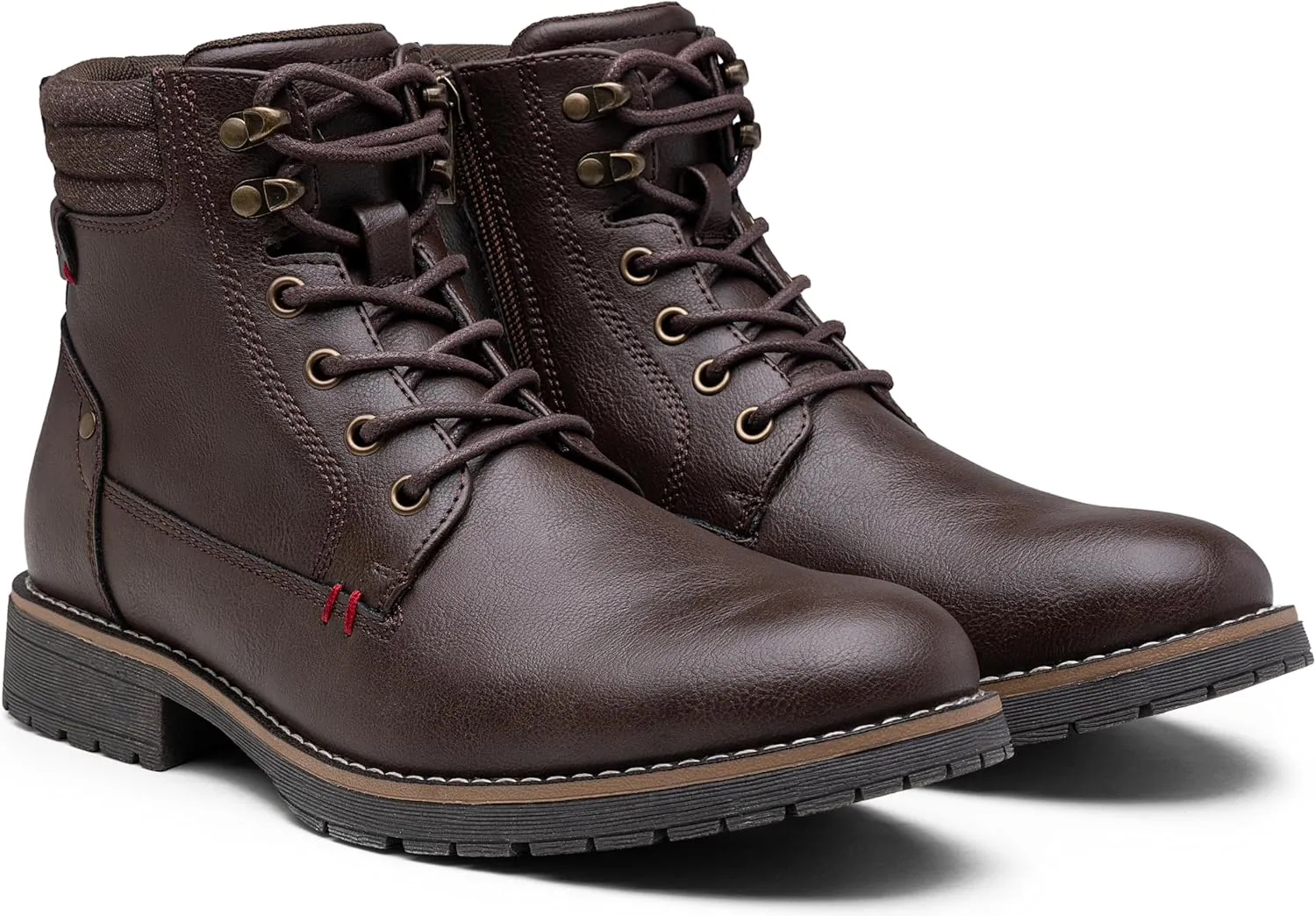 Vostey Men's Boots Boots for Men Casual Boots Motorcycle Combat Ankle Dress Boots Mens