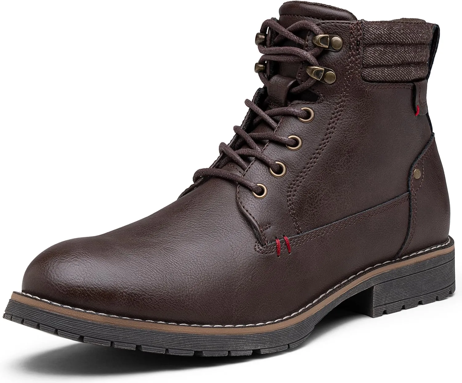 Vostey Men's Boots Boots for Men Casual Boots Motorcycle Combat Ankle Dress Boots Mens