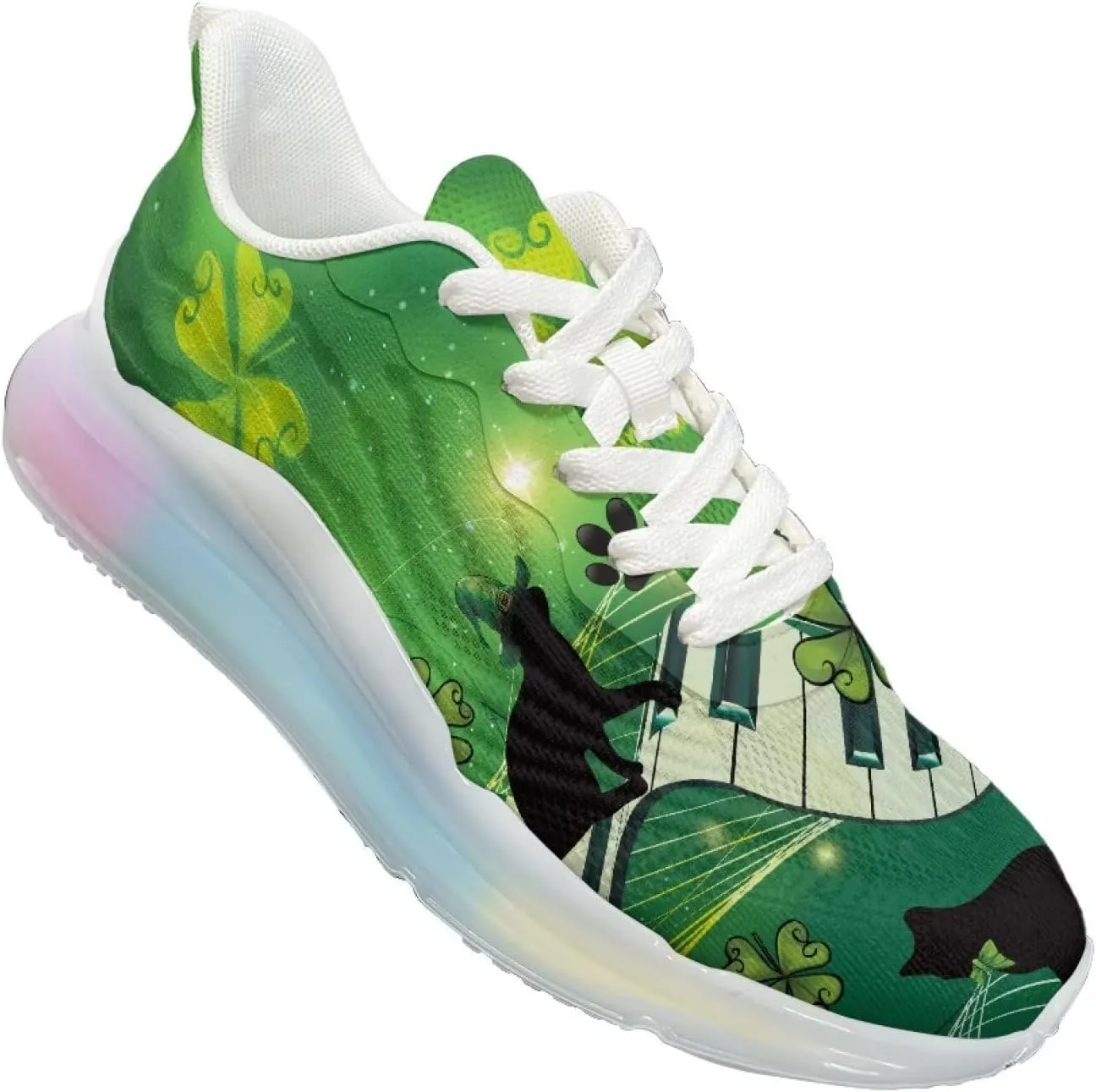 Women's Shoes Breathable Cozy Lightweight Workout Running Sneaker Non-Slip Air Cushion Footwear Walking Shoes Women US 6-11