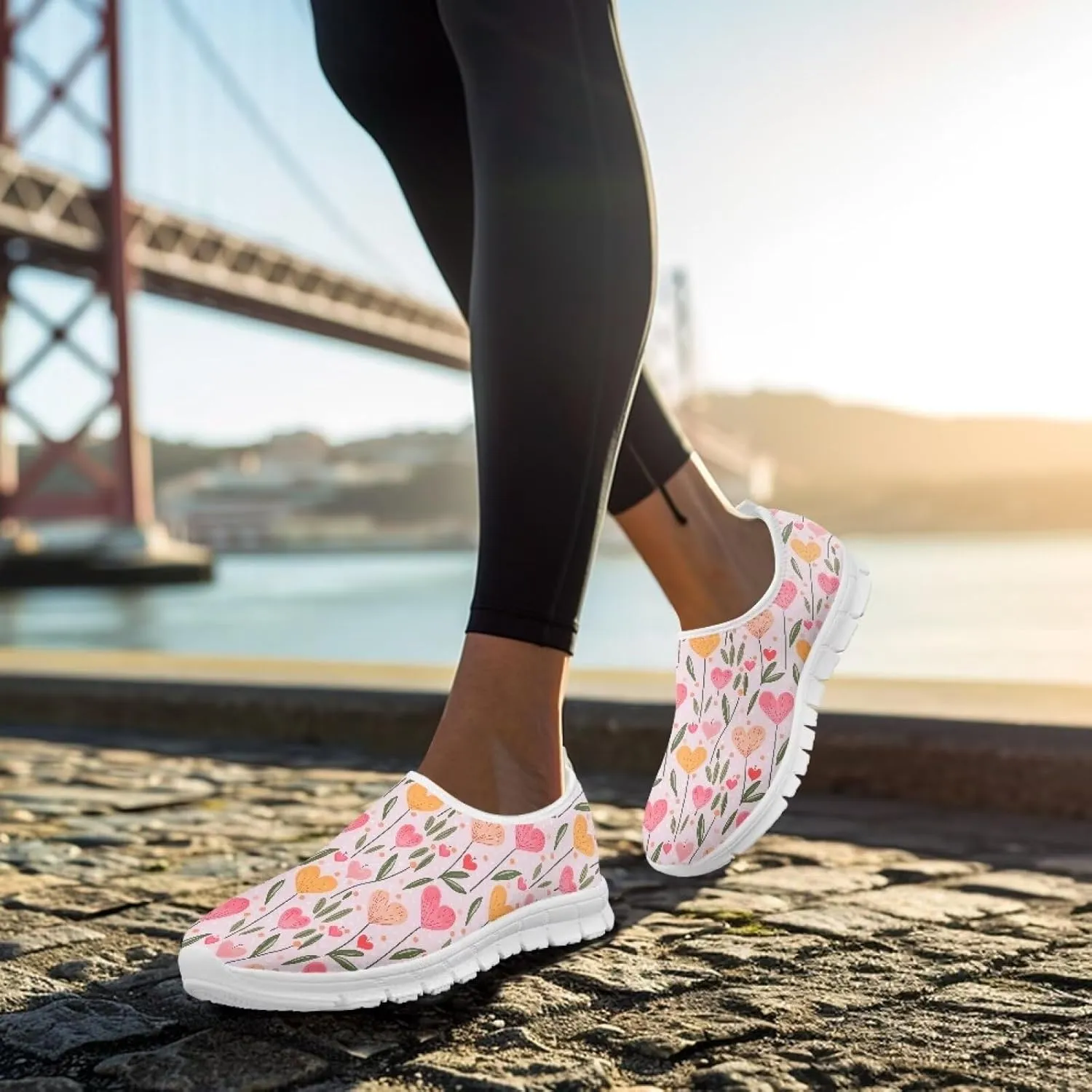 Women's Shoes Casual Cozy Slip-On Hiking Running Workout Shoes Lightweight Non-Slip Yoga Exercise Sneaker for Women US 5.5-11.5