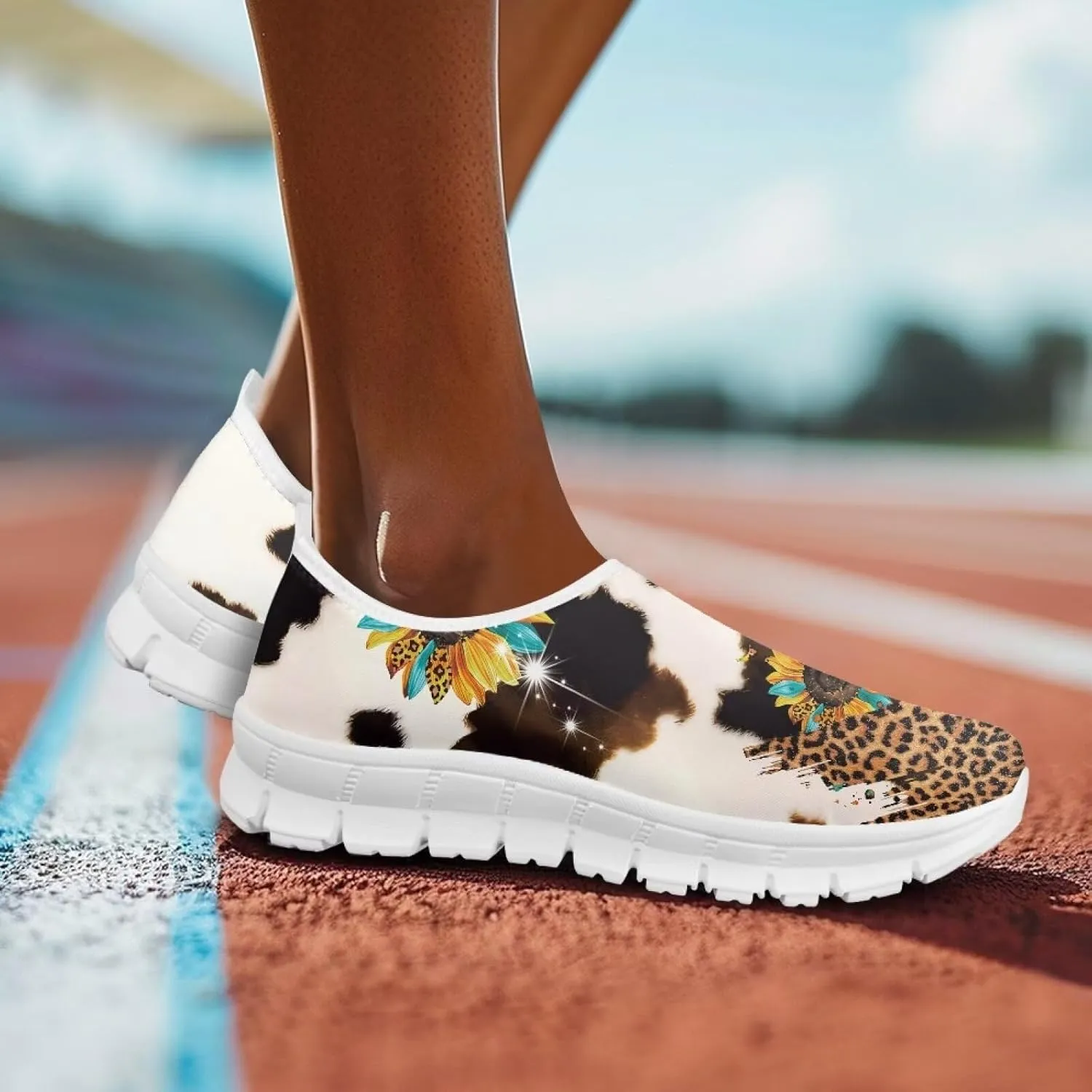 Women's Shoes Casual Cozy Slip-On Hiking Running Workout Shoes Lightweight Non-Slip Yoga Exercise Sneaker for Women US 5.5-11.5