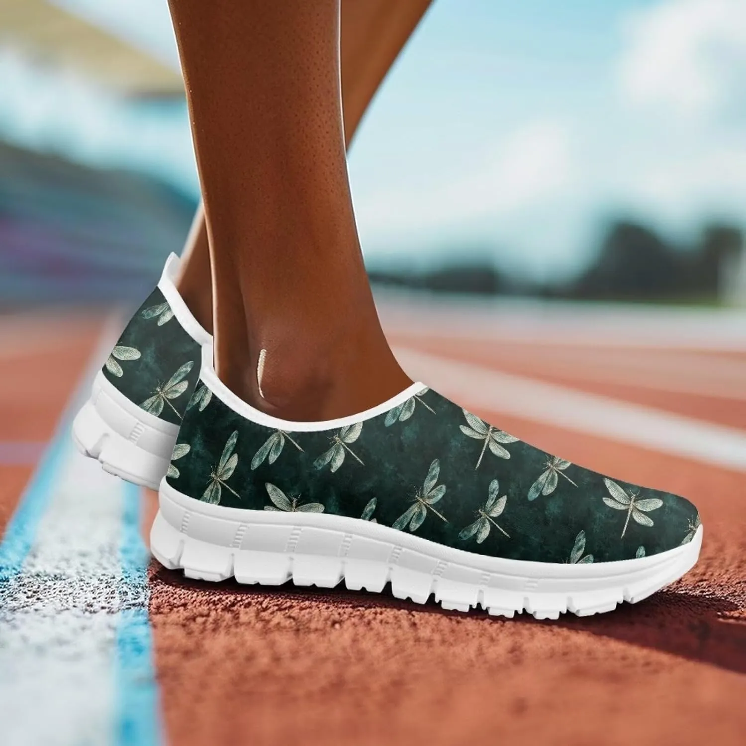 Women's Shoes Casual Cozy Slip-On Hiking Running Workout Shoes Lightweight Non-Slip Yoga Exercise Sneaker for Women US 5.5-11.5