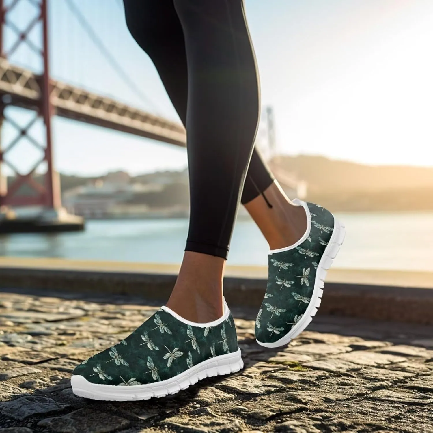 Women's Shoes Casual Cozy Slip-On Hiking Running Workout Shoes Lightweight Non-Slip Yoga Exercise Sneaker for Women US 5.5-11.5