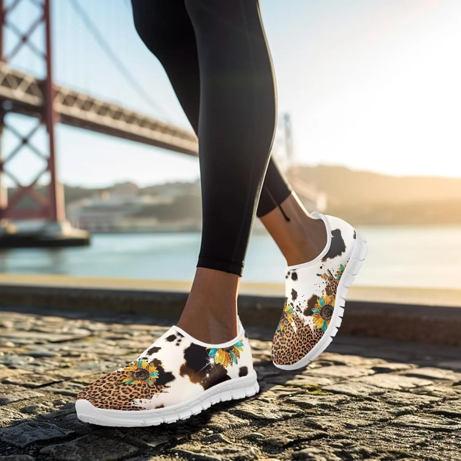 Women's Shoes Casual Cozy Slip-On Hiking Running Workout Shoes Lightweight Non-Slip Yoga Exercise Sneaker for Women US 5.5-11.5