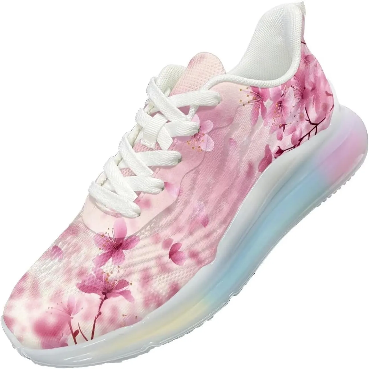 Women's Shoes Cozy Lightweight Workout Walking Running Sneaker Non-Slip Air Cushion Footwear Breathable Shoes Women US 6-11