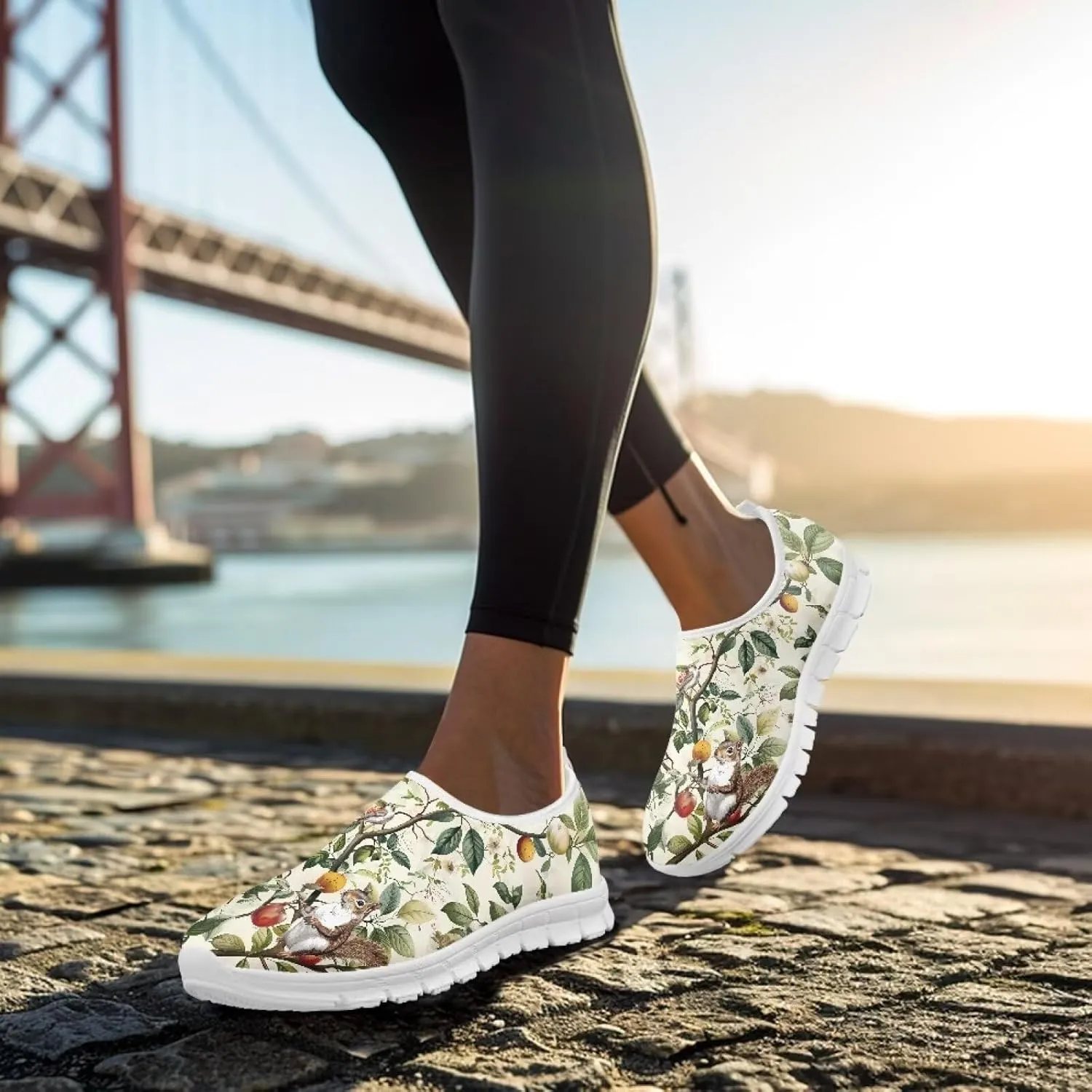 Women's Shoes Fashion Casual Cozy Slip-On Low Top Non-Slip Loafers Running Exercise Workout Tennis Sneaker for Women US 5.5-11.5