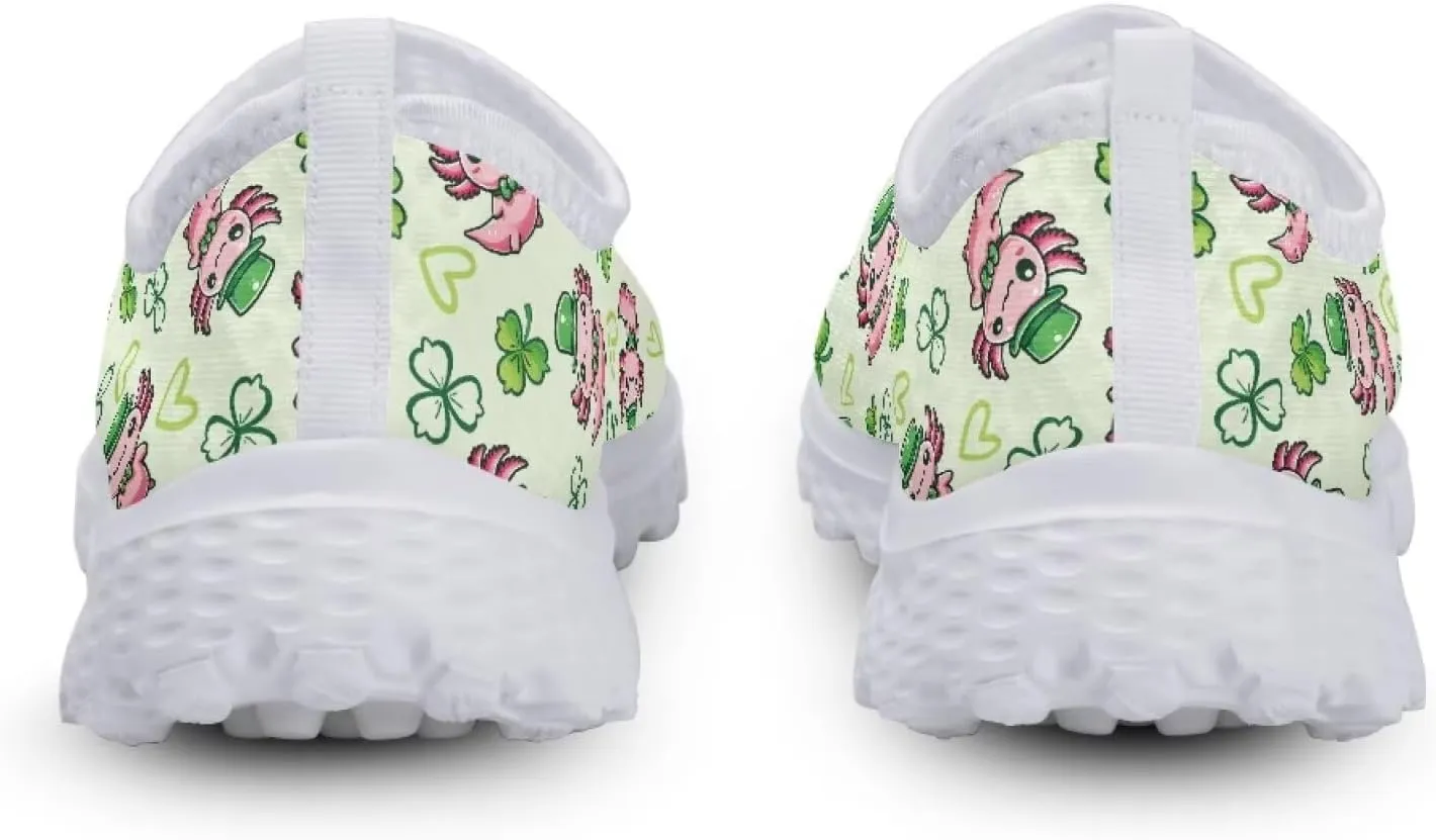 Womens Slip On Sneakers Patricks Day Shoes Athletic Tennis Shoe US 5.5-11.5