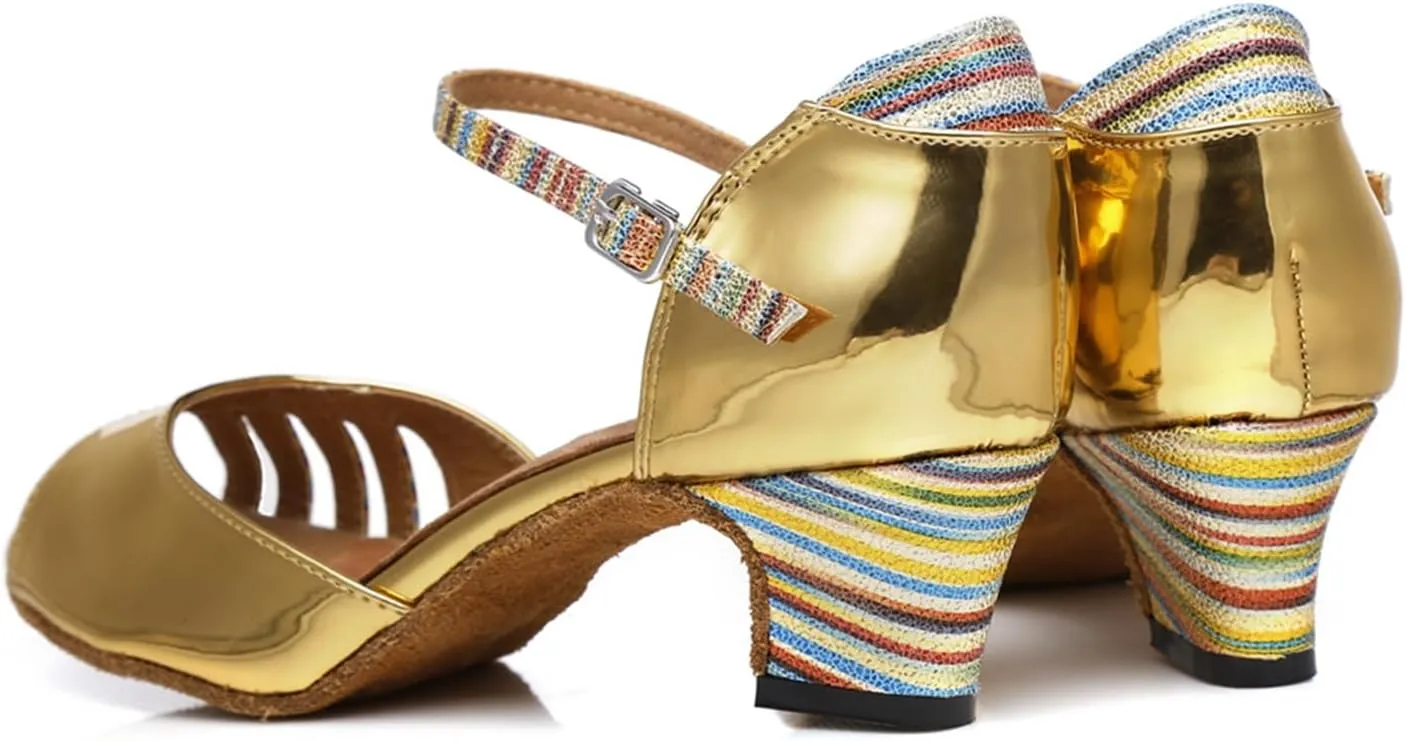 Women's Synthetic Ballroom Tango Party Wedding Practice Professional Dance Shoes