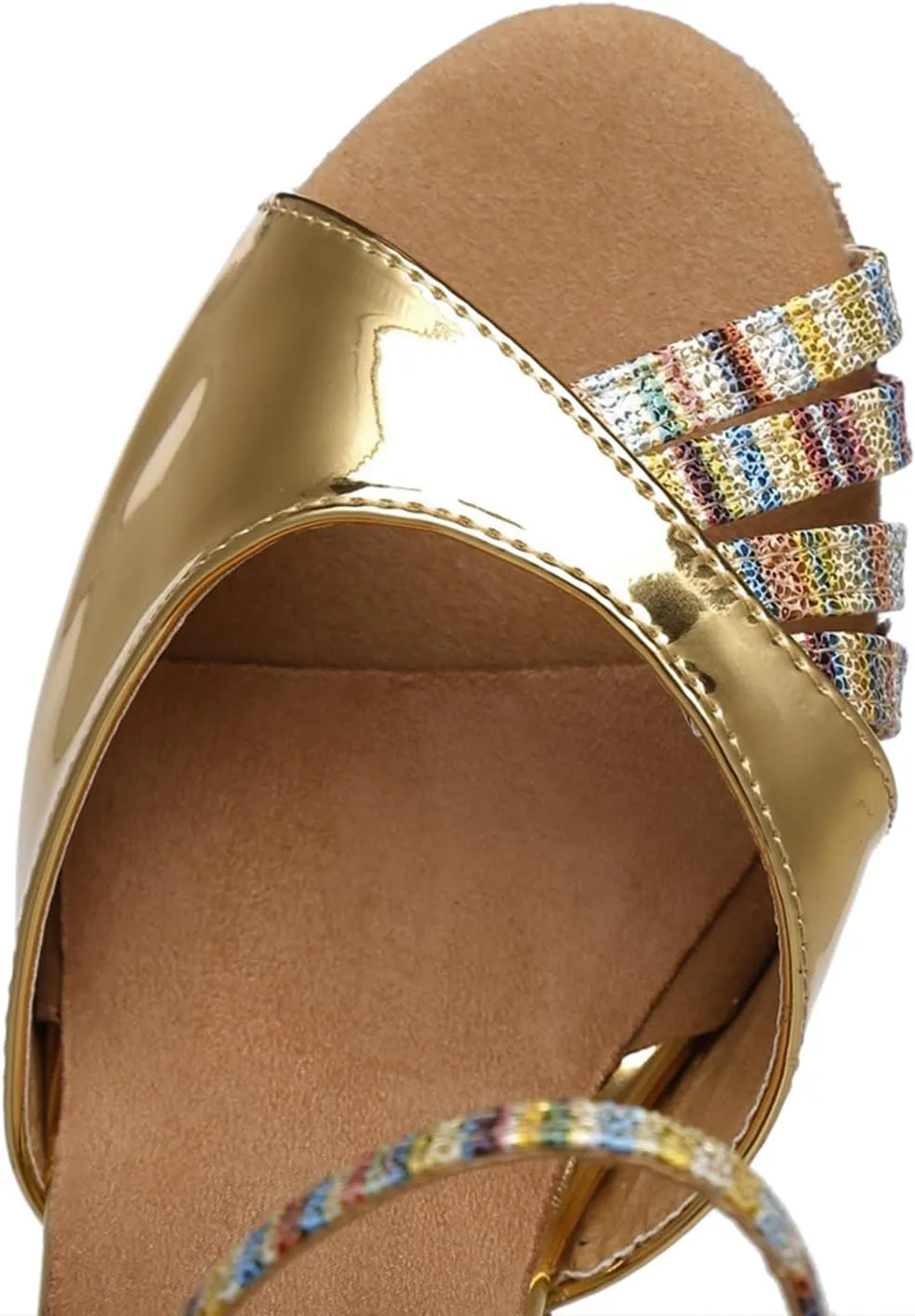 Women's Synthetic Ballroom Tango Party Wedding Practice Professional Dance Shoes