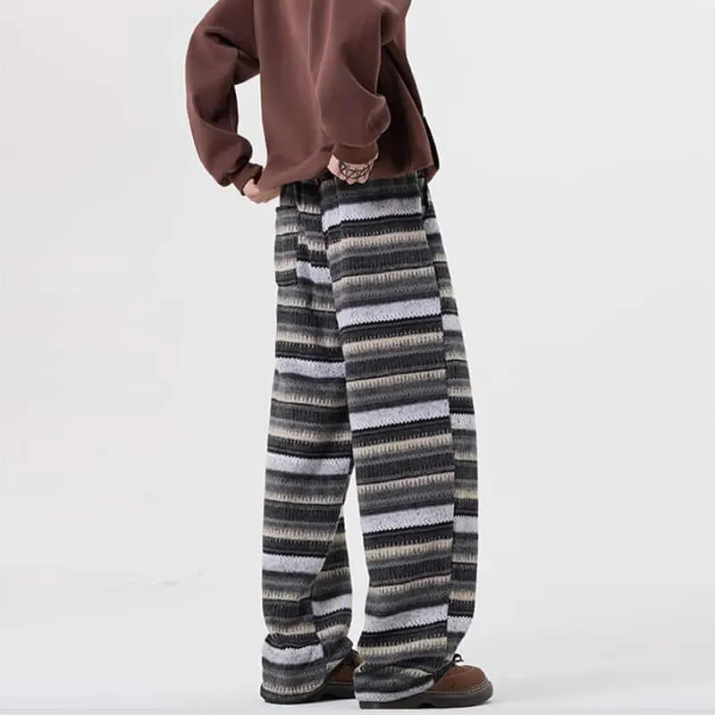 Women's Textured Woolen Drawstring Pants